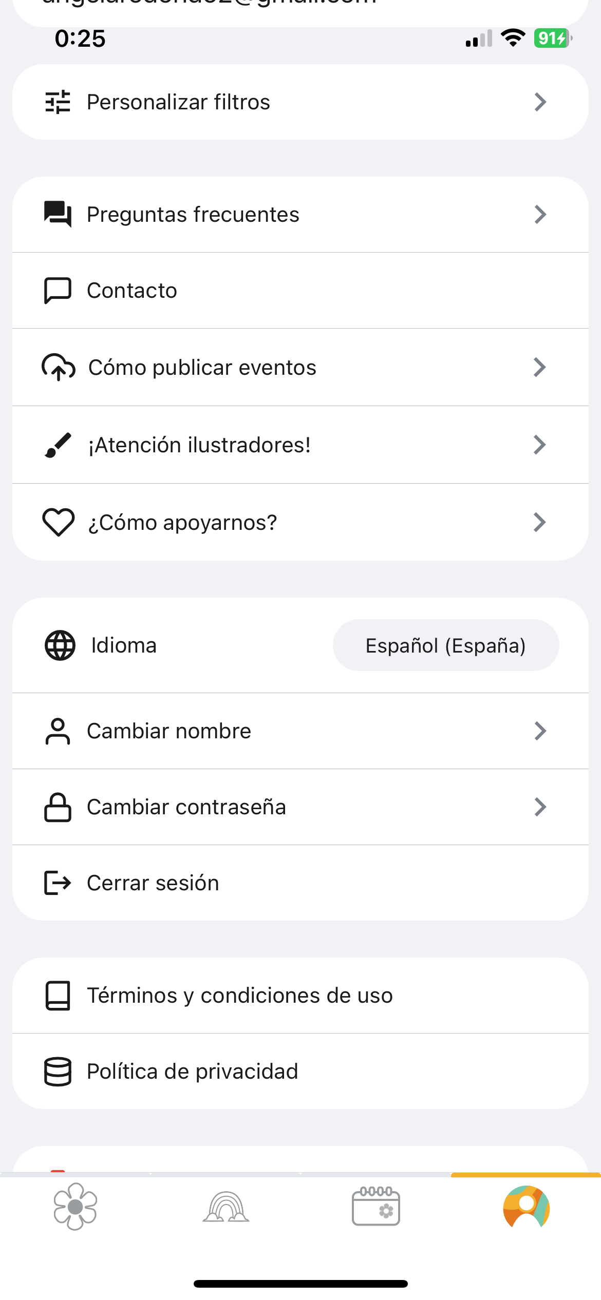 Fomo - Tu agenda de eventos