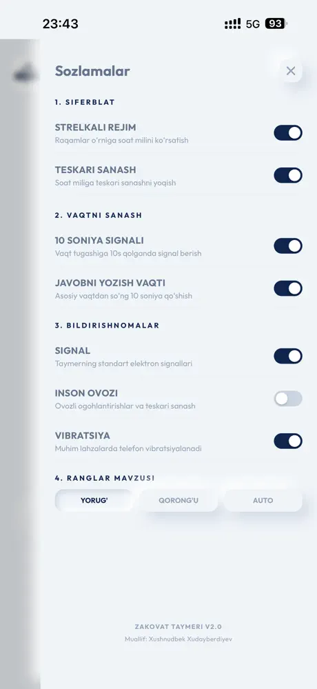 Zakovat Timer screenshot 4