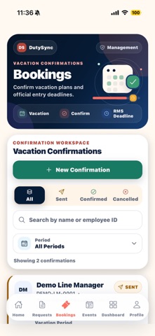 DutySync iPhone screenshot