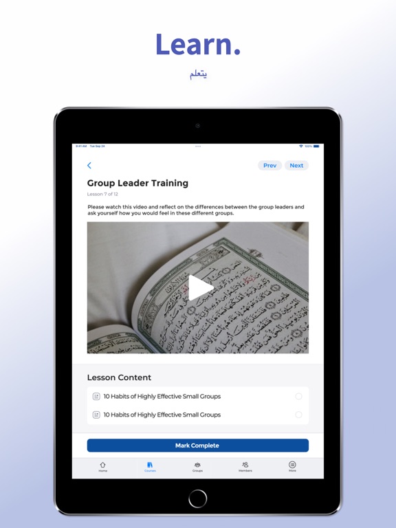 MAS TYM iPad screenshot 3 - Education app