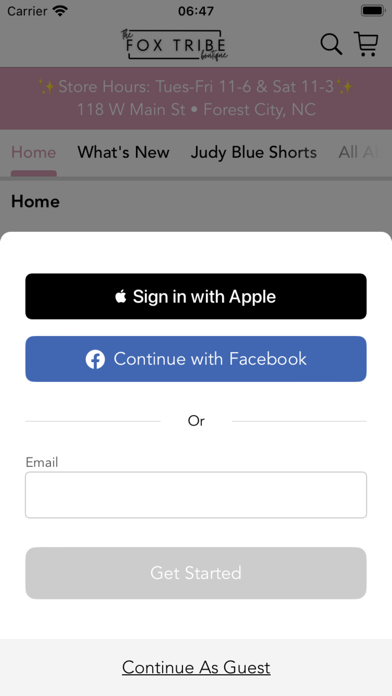 Fox Tribe Boutique Screenshot 1 - AppWisp.com Fox Tribe Boutique Screenshot 1 - AppWisp.com
