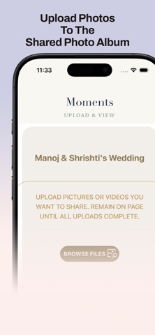 Manoj & Shrishti's Wedding iPhone screenshot