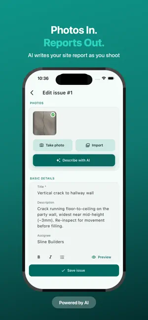 SnagLens AI: Site Audit & Snag screenshot 3