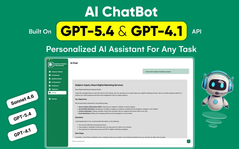 Grammar Checker • Spell check iPhone screenshot