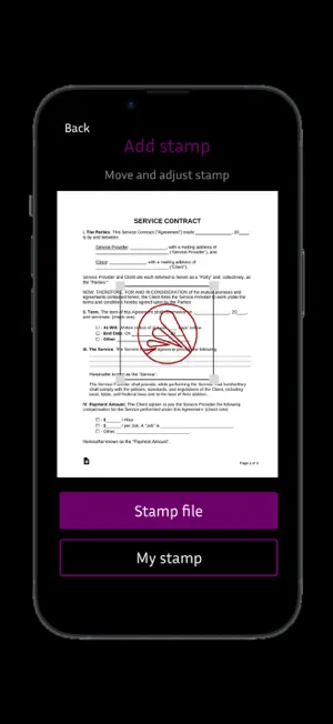 Sign,Stamp,Convert | ConfiDoc screenshot 3