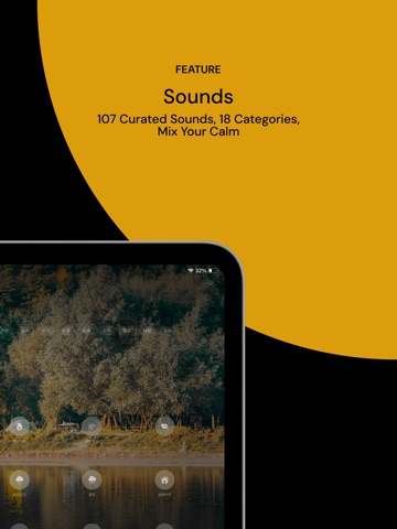 MoonSound: Clock & White Noise iPad screenshot