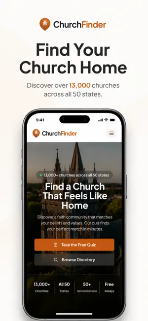 ChurchFinder: Find Your Church screenshot 1