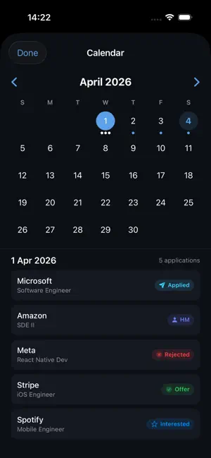 MyJobTrack screenshot 3