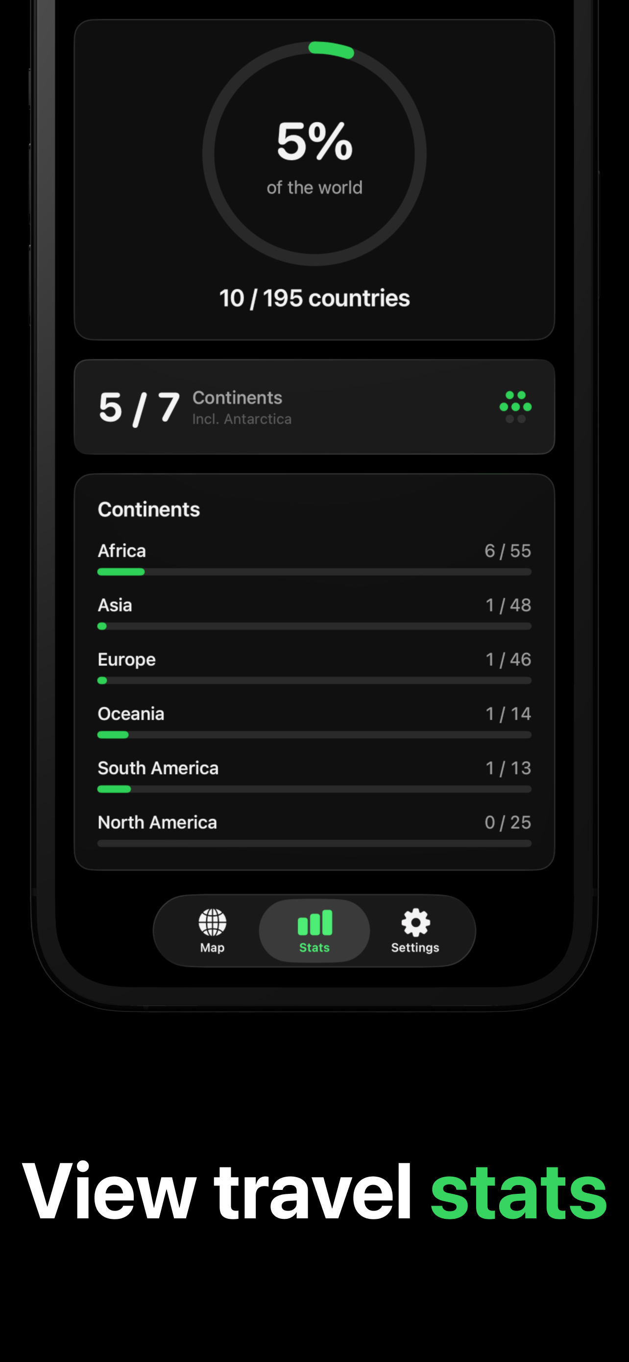 Dotted - Travel Tracker Map