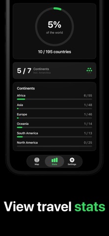 Dotted - Travel Tracker Map screenshot