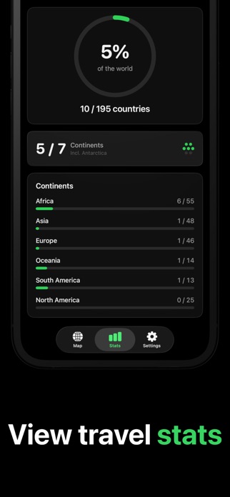 Dotted - Travel Tracker Map Screenshot 3 of 5