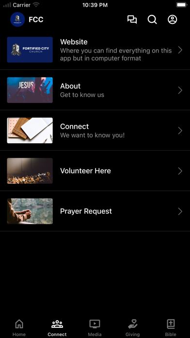 Fortified City Church iPhone screenshot 2 - Education app