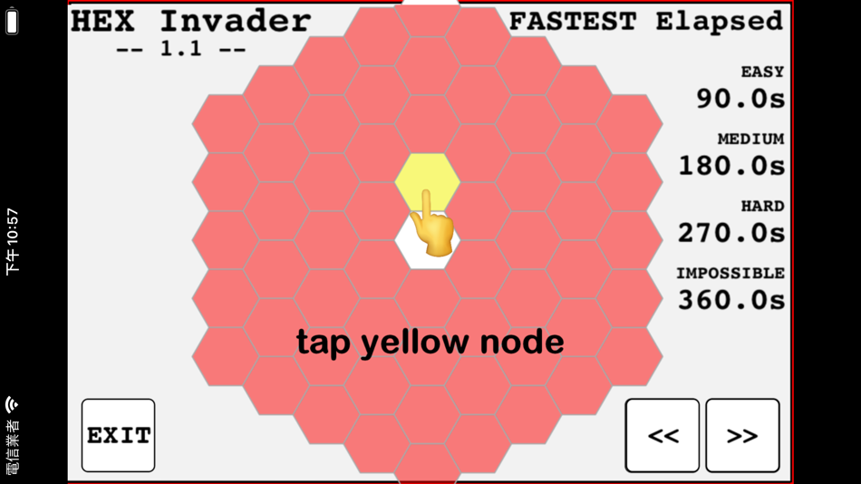 #7. Hexagon Invader (iOS) 由: CHIEN-HUNG CHEN