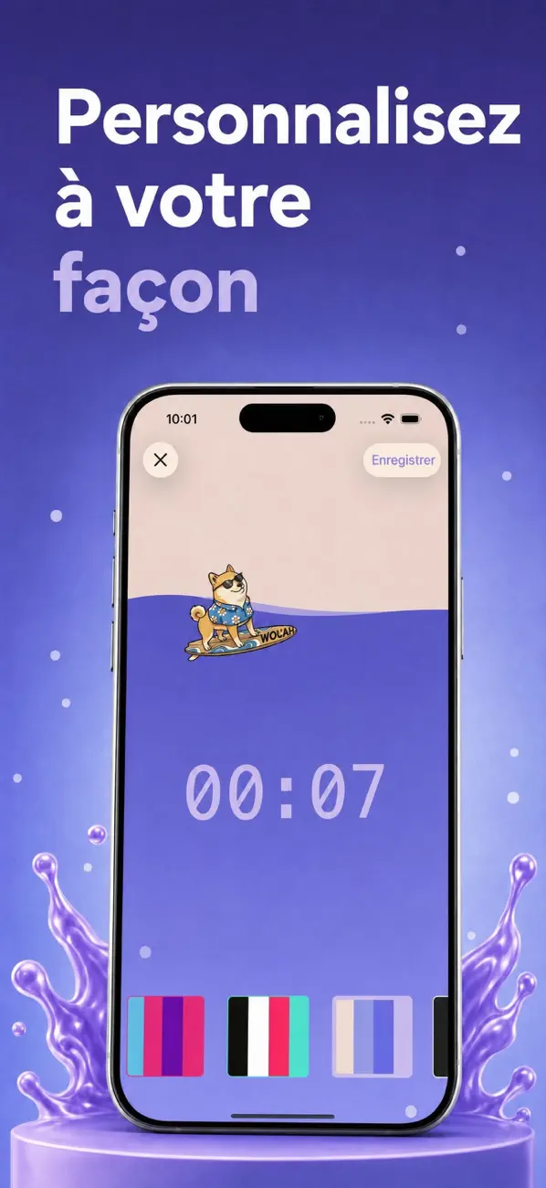 Screenshot #3 pour Sablier Minuteur Visuel