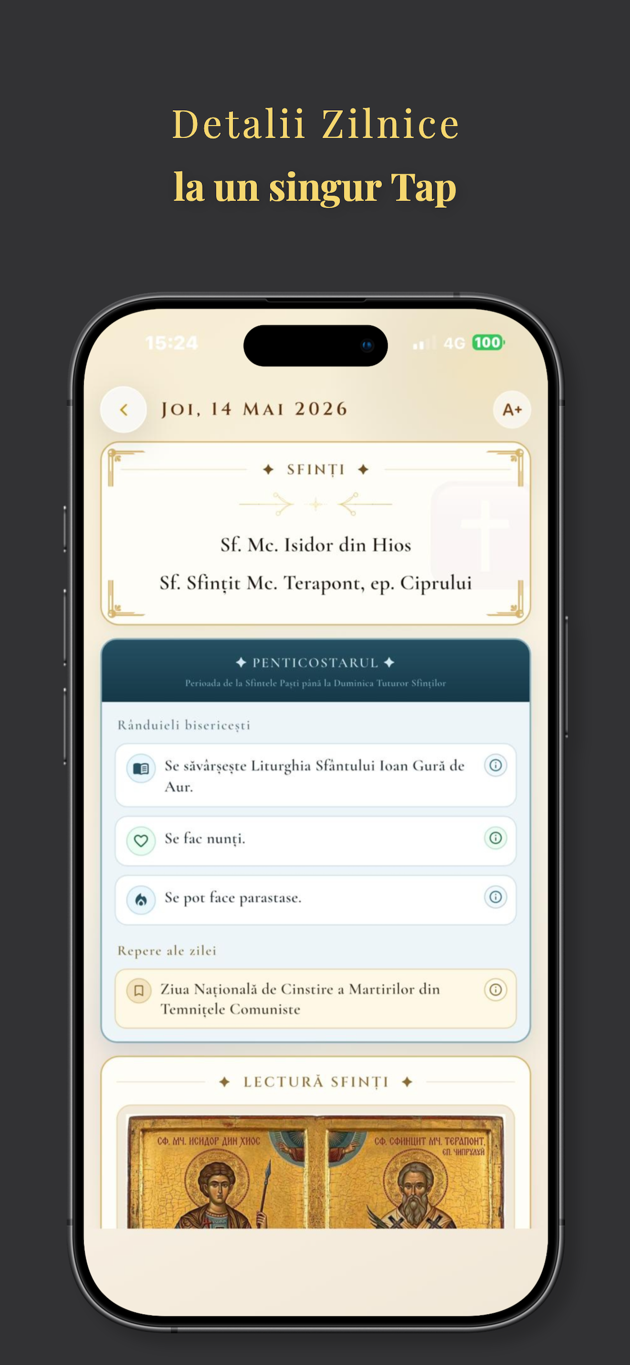 Calendar Creștin Ortodox screenshot 3