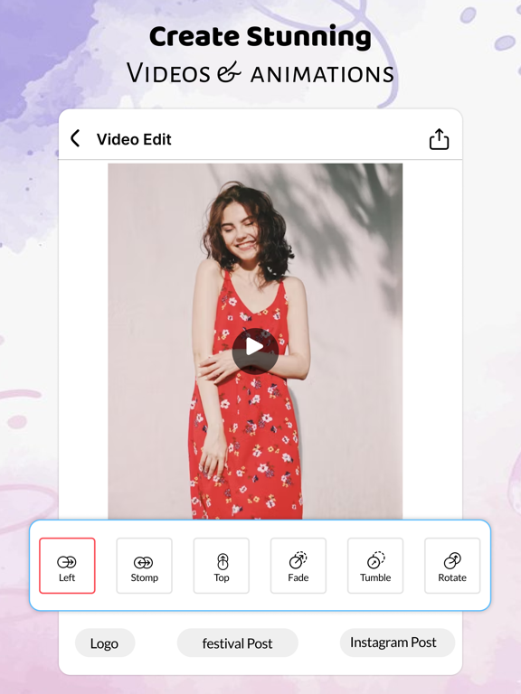 Poster & Flyer Maker : Kriadl iPad screenshot 4 - Graphics & Design app