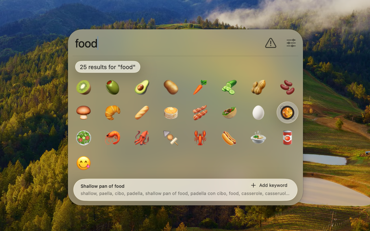 EmojiFinder: search emoji