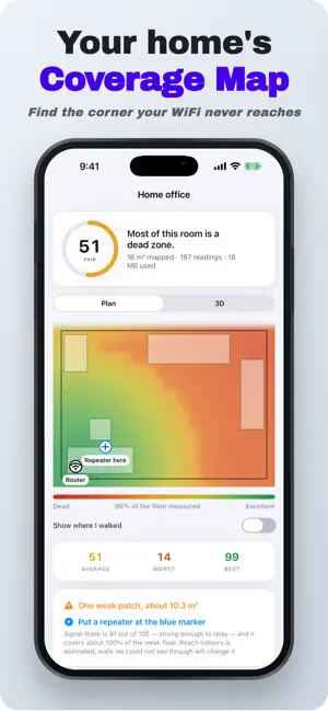 WiFi Heatmap & Coverage Map screenshot 4
