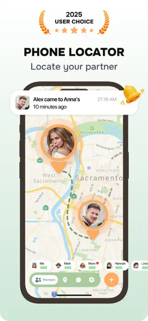 Find Location: Friend Tracker iPhone screenshot 1