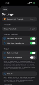 Holly Timecode screenshot
