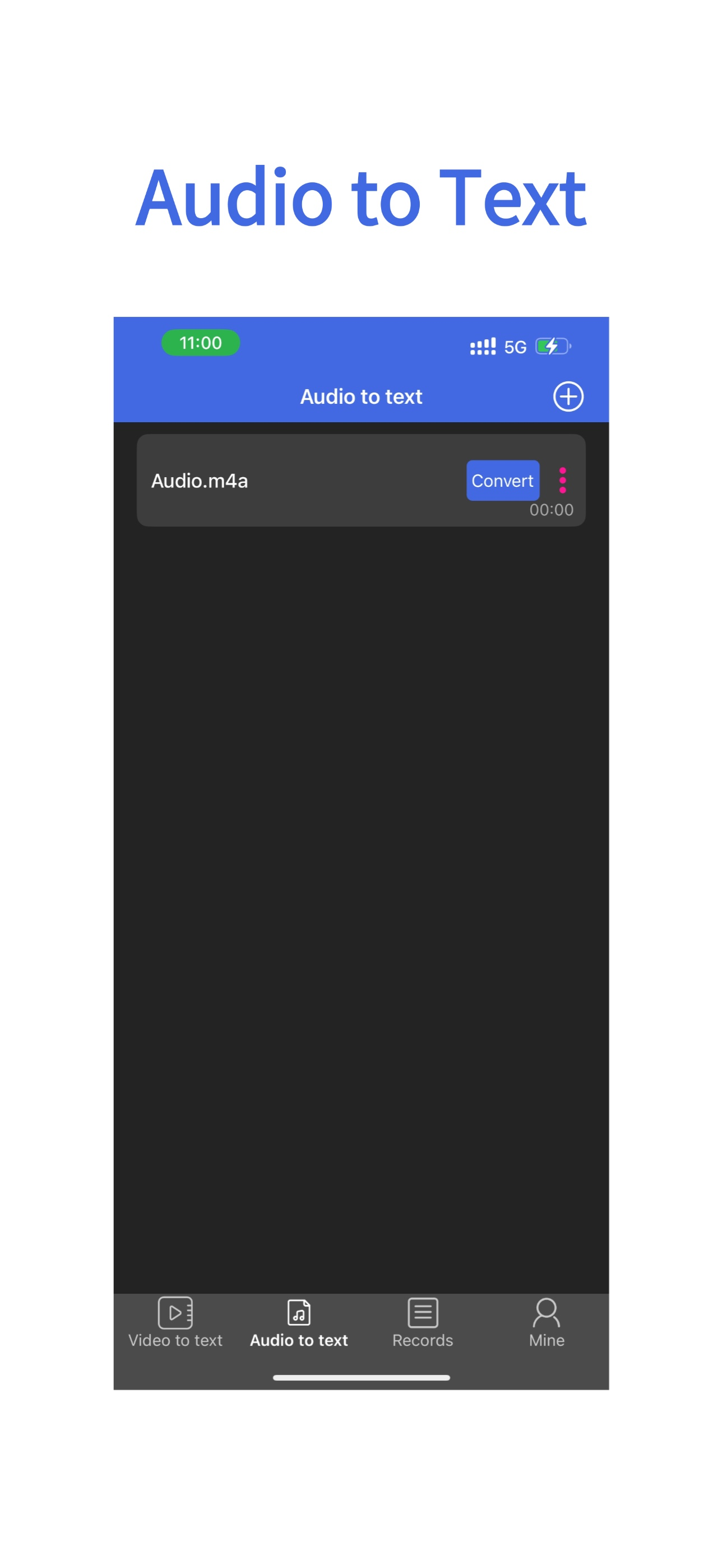 Audio to Text- Video to Text
