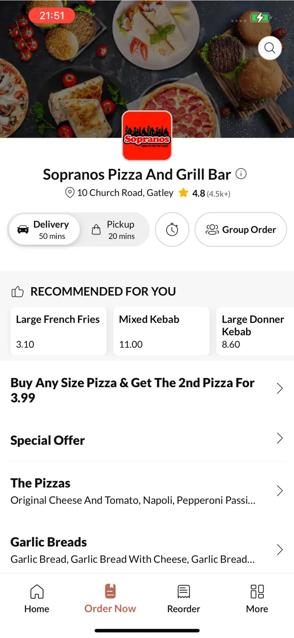 Screenshot #2 pour Sopranos Pizza And Grill Bar