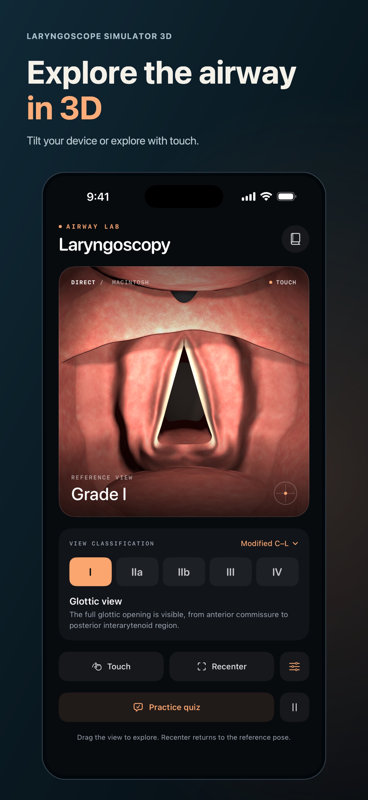 Screenshot 1 of Laryngoscope Simulator 3D
