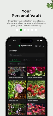 MyFloralVault: Plant ID & Care iPhone screenshot