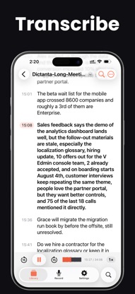 Dictanta: AI Meeting Recorder screenshot 2