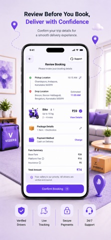 Voder - On Demand Logistics screenshot
