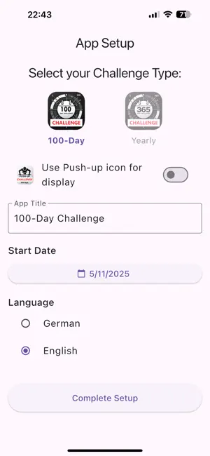 Push-up Challenge! screenshot 1