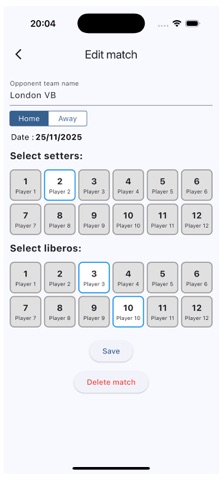 EasyStats Volley Screenshot 2 of 7