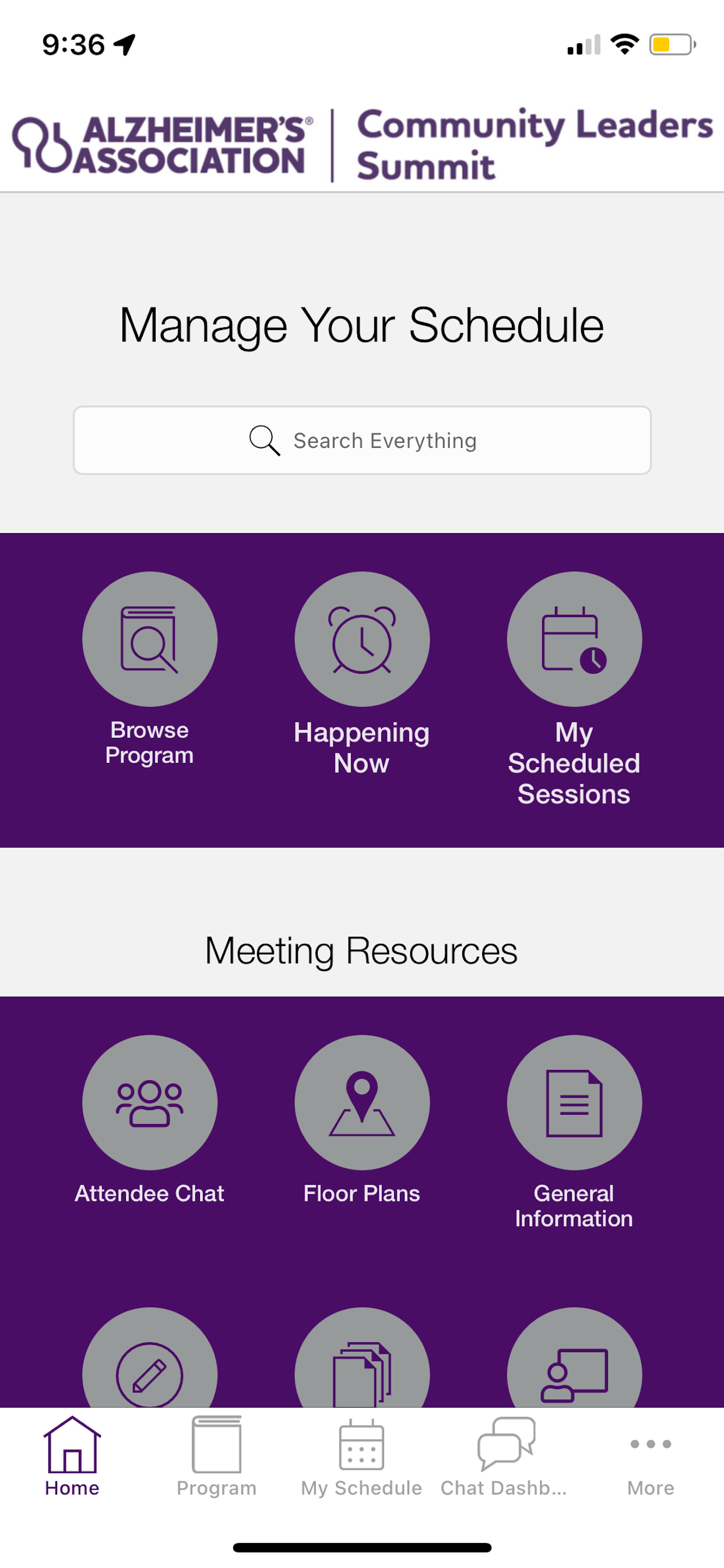 Alzheimer's Assoc Meetings