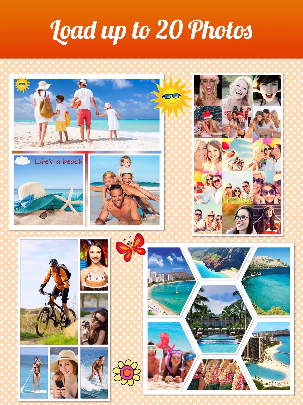 Load up to 20 Photos