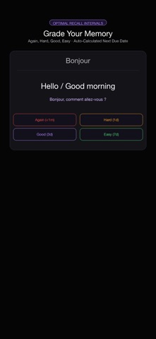 Flashcards · Baro iPhone screenshot