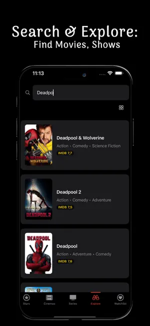 YouCinE, novos filmes séries iPhone screenshot 4