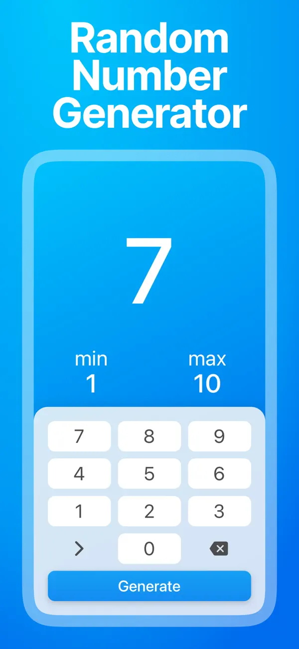 Screenshot #1 pour Random (Number Generator)