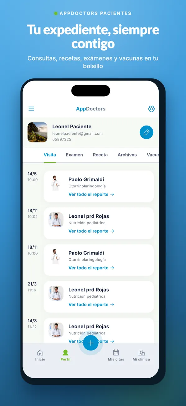 Screenshot #2 pour AppDoctors Patient