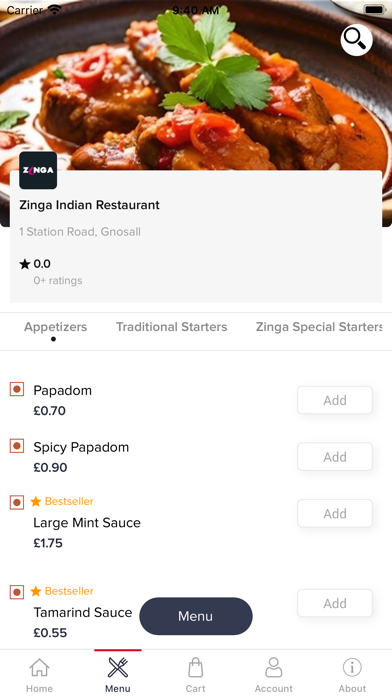 App screenshot