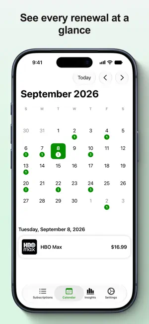 SubManager: Subscriptions screenshot 4