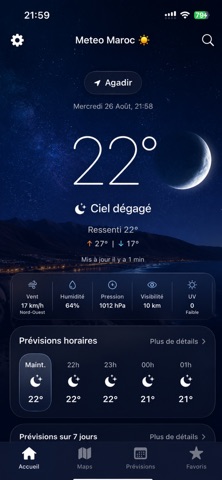 Meteo Maroc Screenshot 2 of 4
