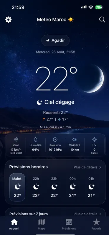 Meteo Maroc screenshot 2 of 4