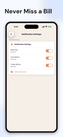 FineBill - Bill Tracker screenshot