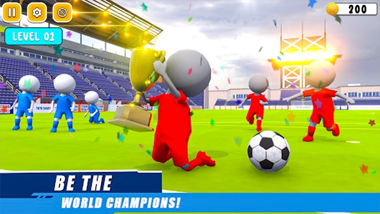 Stickman Kick-Star Soccer Goal