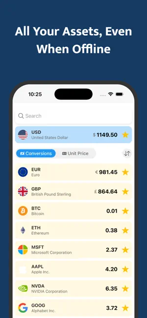 Currency Converter and Prices screenshot 2