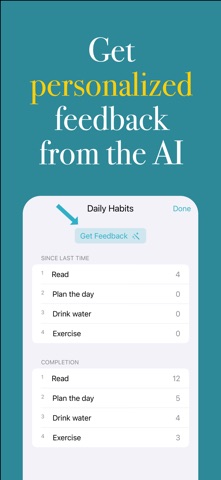 Habit Chat: AI Habit Tracker screenshot