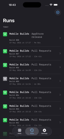 Mobile Builds iPhone screenshot