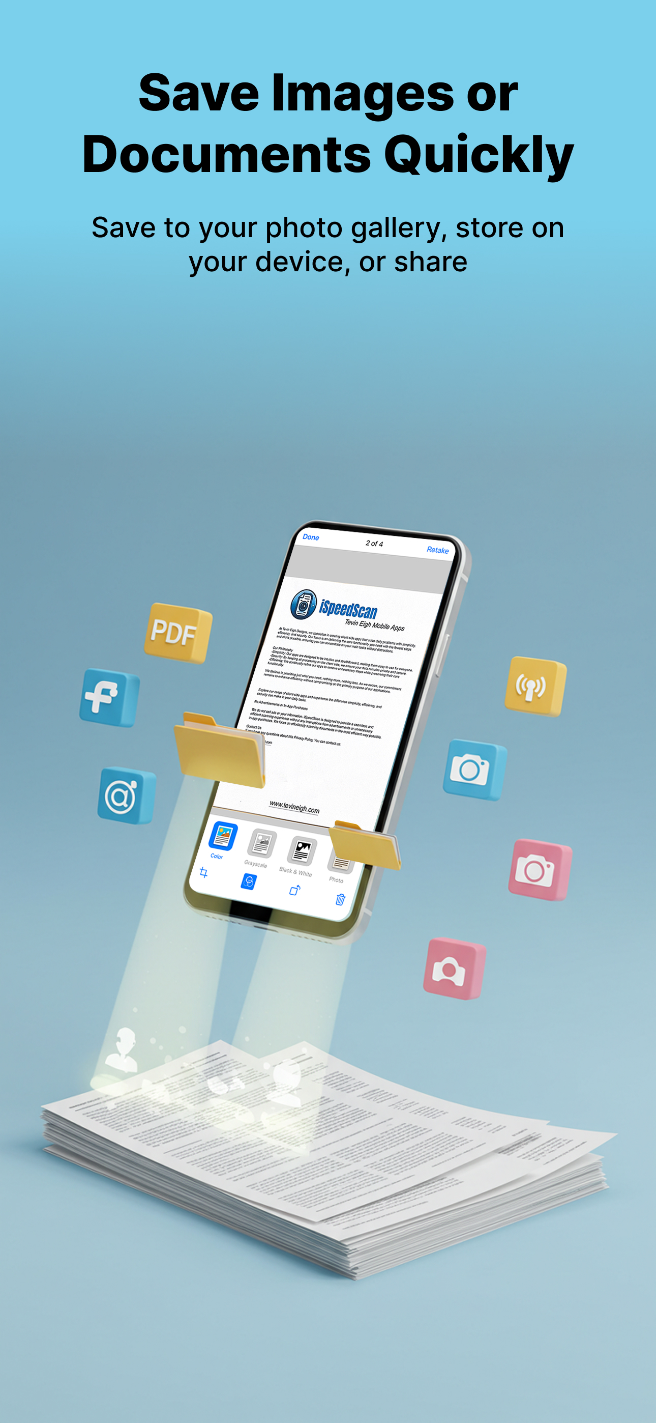 iSpeedScan – Quick Doc Scanner screenshot 6