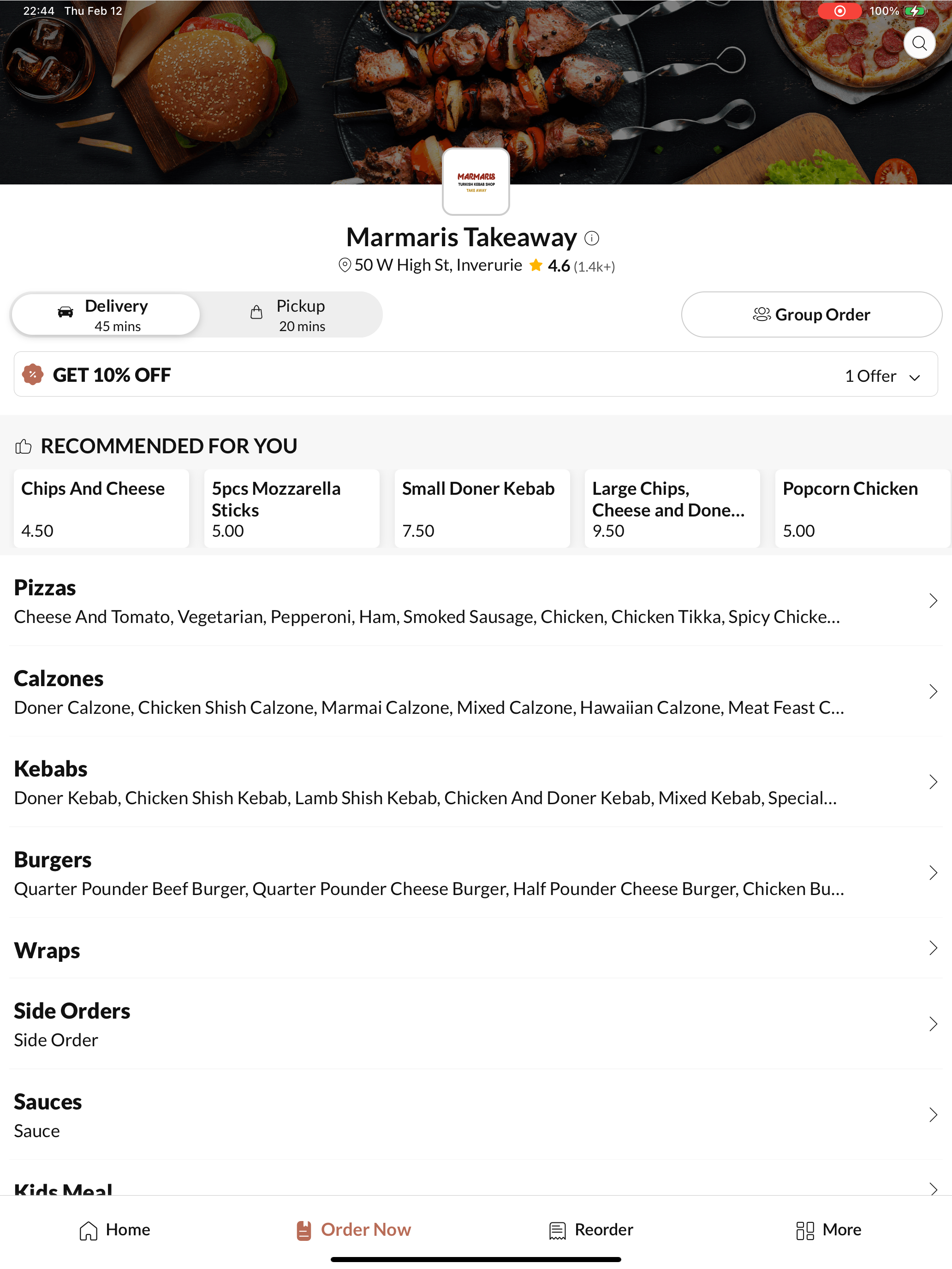 Marmaris Takeaway Inverurie screenshot 6