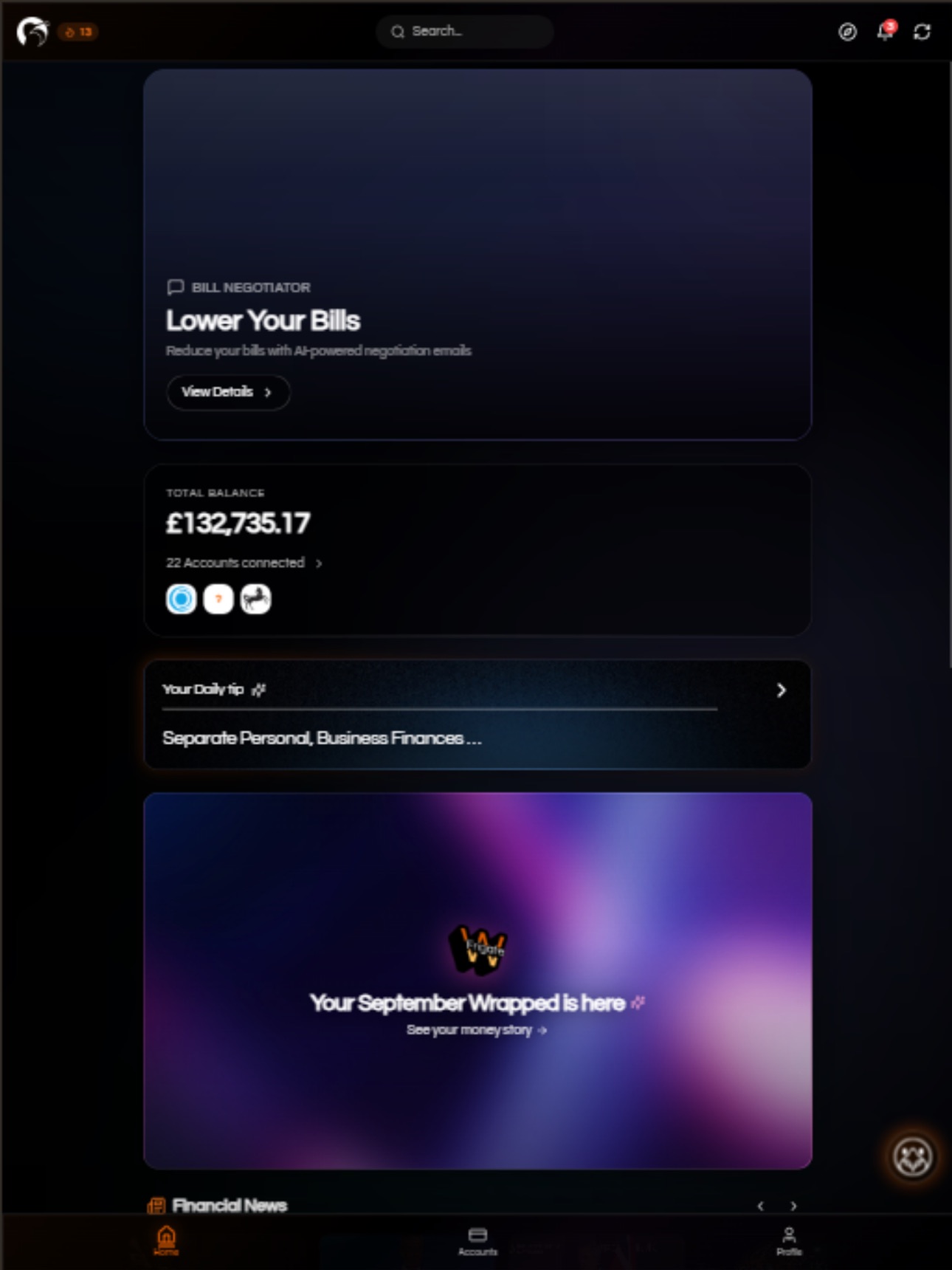 Screenshot 2 of Frigate Finance